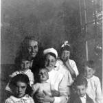 Ellen Tyler (nee Swan,) with some of her patients at Keycol Hill Hospital - 1939