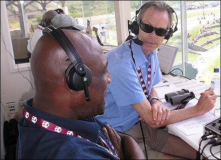 Sir Viv and Christopher Martin-Jenkins