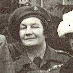 Sen Sister Russell on the occasion of my brother's wedding 1946. Notice her decorations