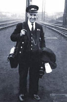 Leonard Howard, a railway guard, submitted to 'Your Photos' by Brian Howard