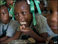 Crianças no Haiti