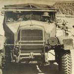 Kenneth Horseman & Bob Perkins, July 1941 - part of the Great Pyramid on right