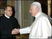 O papa e o padre Tadeusz Rydzyk