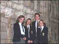 Pupils from a local Gloucester school