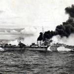 HMS Quail early 1943 working up at Scapa Flow.