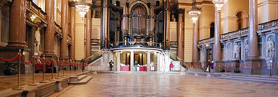 St George's hall awaits the Big History Weekend