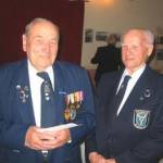 At the H.M.S. Hood Reunion, May 2005 with Bismarck veteran Heinrich Kuhnt