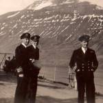 HMS Kent officers at Val Fjord, Iceland