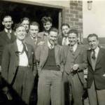 Group Photo at Miner’s Hostel, Woodhouse, Sheffield, Yorkshire