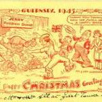 Postcard from Guernsey. Christmas 1945