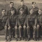 Dad (top right) with comrades. Parkhurst barracks, Isle of Wight. 1939