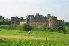Exterior of Alnwick Castle