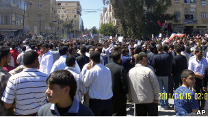 صورة من شاهد عيان في درعا