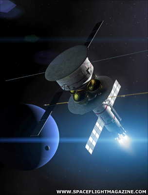 Icarus ship at Neptune