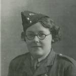 Maude Burt in uniform