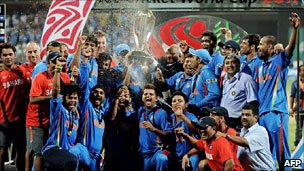India team after winning the World Cup