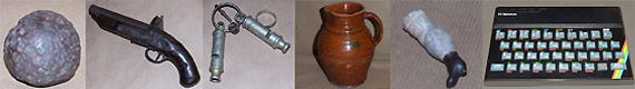 Objects from people in Suffolk