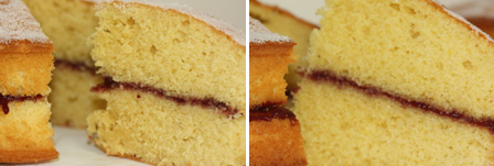 slices of cake