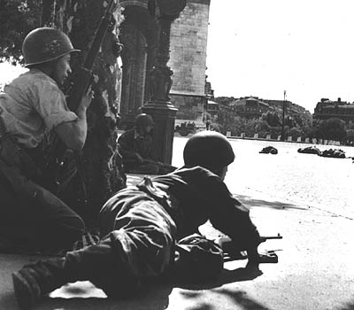 French soldiers in Paris