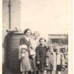 Here I am with my sister and cousins out in Stowmarket, Suffolk in about 1942