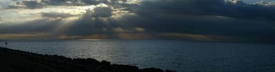 Recolver, Sunset over the sea (Kent)