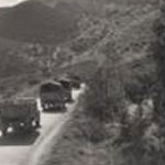 Convoy travelling through Torca Pass 1943