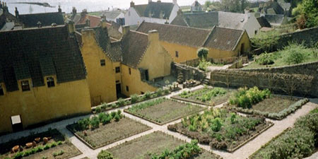 Culross Palace and garden.
