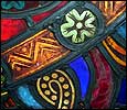 Stained glass window from Lincoln Cathedral.