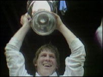 Captain John Palmer with JPS Cup