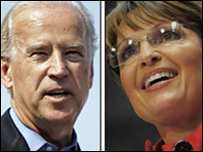 Joe Biden e Sarah Palin
