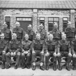 Tonfanau Officer Cadet Course August1942 Backrow L.G.Round, Frank Yates, L.N.Perry, Richards, Wally Oertinger, Robert S.Scott Front row A.Hambley, ? , E.N.Evans, Peter J. Ciceri, ? , John Reed, E.C.Hood
