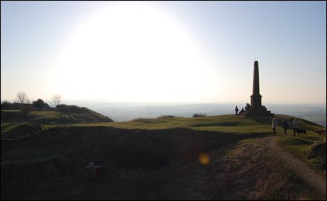 Ham Hill at sunset