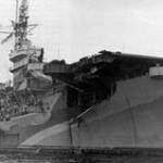 HMS Rajah, an American built escort carrier used in the far East campaign.