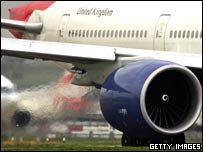 Air travel.