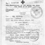 Letter sent to grand-parents in Brussels