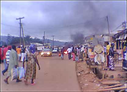 Listener Israel's Bamenda Riot photographs