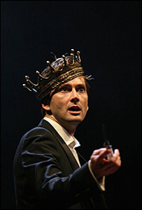 David Tennant in Hamlet. Copyright: RSC
