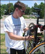 Fixing a bike