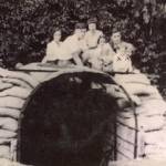 TWINS JACK AND JILL AT "HORSESHOES" IN SUSSEX DURING EVACUATION 1939.