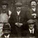 Fred Fisher, front right, during his time as a foreman at British Rail's Neptune Street Depot (Hull), sometime during the 1950s.
