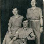 This is a photo of my Grandad, Mr Fred Eastham, he is the tall one at the back, but I don't know the names of his friends.