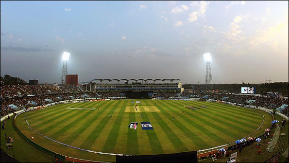 A general view of the Zohur Ahmed Chowdhury Stadium.