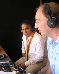 India legend Sunil Gavaskar joins Jonathan Agnew on Test Match Special for the World Cup final