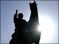 Statue of William III in Queen Square