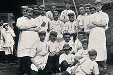 Pottery workers