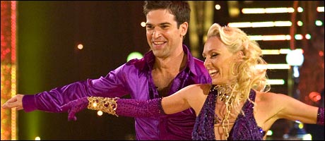 Gethin Jones and Camilla Dallerup do the Cha Cha