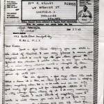 Correspondence to Renee Kelley from George Schofield dated March 3, 1943. George Schofield was the husband of one of Renee Kelley’s workmates. He was a petrol tanker driver in 193 Bulk Petrol Transport Coy. R.A.S.C. M.E.F.