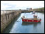 Red boat in Seaham