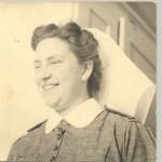 Ethel Bardsley in her Queen Alexandra nurse's uniform