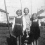 Myself, Beryl, Hugh and my mother in Durban prob April 1945